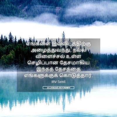 Picture 05 - உபாகமம் 26:9 TAMIRV - எங்களை - Bible Verse Picture