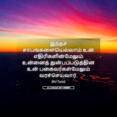 Picture 05 - உபாகமம் 30:7 TAMIRV - இந்தச் - Bible Verse Picture