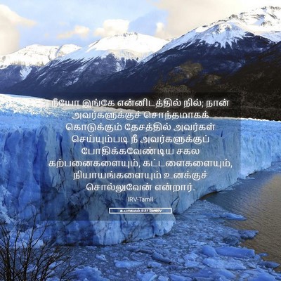 Picture 05 - உபாகமம் 5:31 TAMIRV - நீயோ இங்கே - Bible Verse Picture