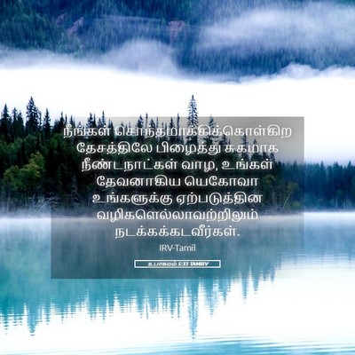 Picture 05 - உபாகமம் 5:33 TAMIRV - நீங்கள் - Bible Verse Picture