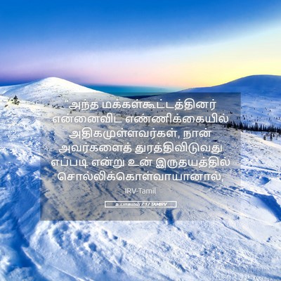 Picture 05 - உபாகமம் 7:17 TAMIRV - “அந்த - Bible Verse Picture