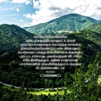 Picture 05 - உபாகமம் 7:8 TAMIRV - யெகோவா உங்களில் - Bible Verse Picture