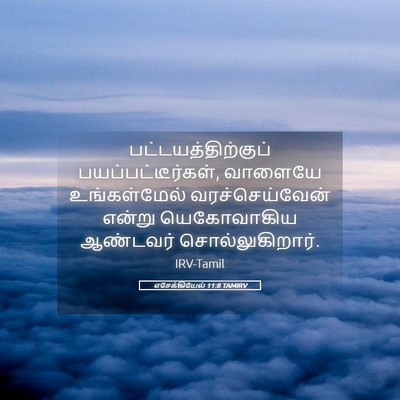 Picture 05 - எசேக்கியேல் 11:8 TAMIRV - பட்டயத்திற்குப் - Bible Verse Picture