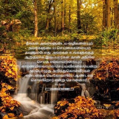 Picture 05 - எசேக்கியேல் 14:23 TAMIRV - நீங்கள் - Bible Verse Picture