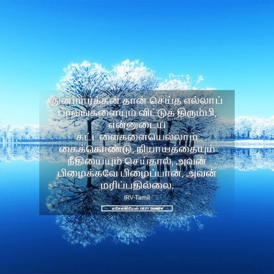 Picture 05 - எசேக்கியேல் 18:21 TAMIRV - துன்மார்க்கன் - Bible Verse Picture