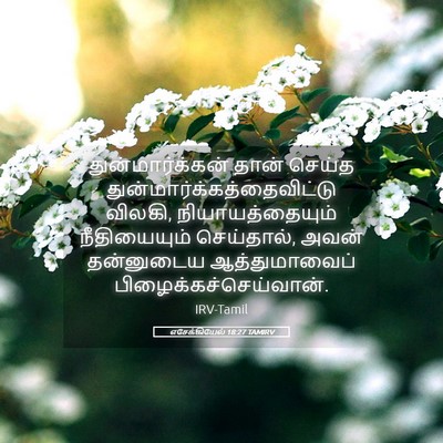 Picture 05 - எசேக்கியேல் 18:27 TAMIRV - துன்மார்க்கன் - Bible Verse Picture