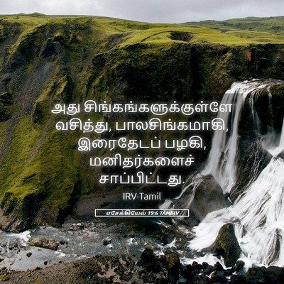 Picture 05 - எசேக்கியேல் 19:6 TAMIRV - அது - Bible Verse Picture