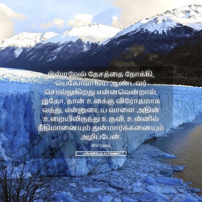 Picture 05 - எசேக்கியேல் 21:3 TAMIRV - இஸ்ரவேல் தேசத்தை - Bible Verse Picture
