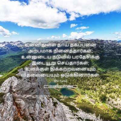 Picture 05 - எசேக்கியேல் 22:7 TAMIRV - உன்னிலுள்ள தாய் - Bible Verse Picture
