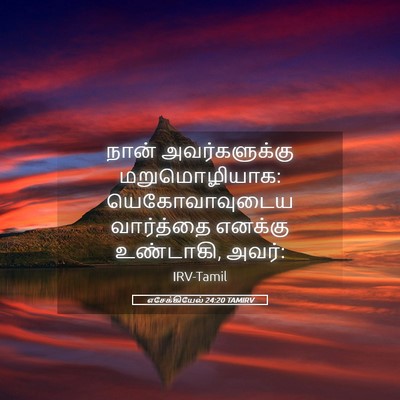 Picture 05 - எசேக்கியேல் 24:20 TAMIRV - நான் அவர்களுக்கு - Bible Verse Picture