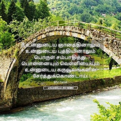 Picture 05 - எசேக்கியேல் 28:4 TAMIRV - நீ உன்னுடைய - Bible Verse Picture