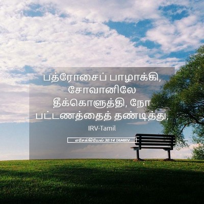 Picture 05 - எசேக்கியேல் 30:14 TAMIRV - பத்ரோசைப் - Bible Verse Picture
