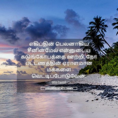 Picture 05 - எசேக்கியேல் 30:15 TAMIRV - எகிப்தின் - Bible Verse Picture