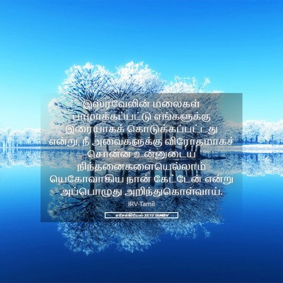 Picture 05 - எசேக்கியேல் 35:12 TAMIRV - இஸ்ரவேலின் மலைகள் - Bible Verse Picture