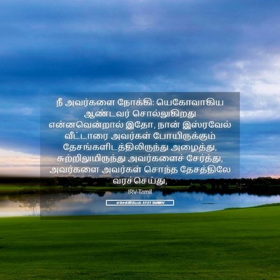 Picture 05 - எசேக்கியேல் 37:21 TAMIRV - நீ அவர்களை நோக்கி: - Bible Verse Picture
