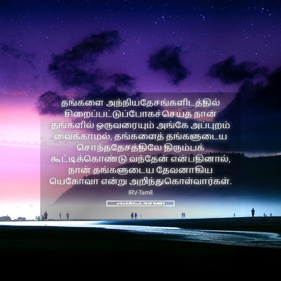 Picture 05 - எசேக்கியேல் 39:28 TAMIRV - தங்களை - Bible Verse Picture
