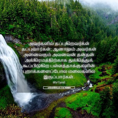 Picture 05 - எசேக்கியேல் 7:16 TAMIRV - அவர்களில் - Bible Verse Picture