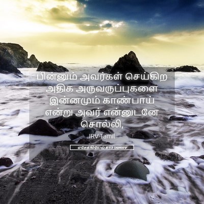 Picture 05 - எசேக்கியேல் 8:13 TAMIRV - பின்னும் அவர்கள் - Bible Verse Picture