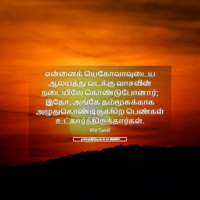 Picture 05 - எசேக்கியேல் 8:14 TAMIRV - என்னைக் - Bible Verse Picture