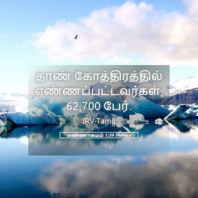 Picture 05 - எண்ணாகமம் 1:39 TAMIRV - தாண் - Bible Verse Picture