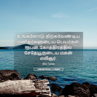 Picture 05 - எண்ணாகமம் 1:5 TAMIRV - உங்களோடு - Bible Verse Picture