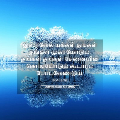 Picture 05 - எண்ணாகமம் 1:52 TAMIRV - இஸ்ரவேல் மக்கள் - Bible Verse Picture