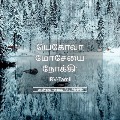 Picture 05 - எண்ணாகமம் 15:1 TAMIRV - யெகோவா மோசேயை - Bible Verse Picture