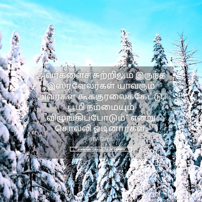 Picture 05 - எண்ணாகமம் 16:34 TAMIRV - அவர்களைச் - Bible Verse Picture