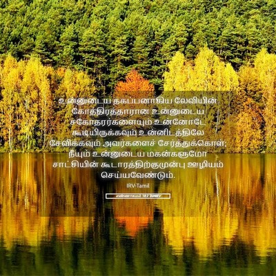 Picture 05 - எண்ணாகமம் 18:2 TAMIRV - உன்னுடைய - Bible Verse Picture