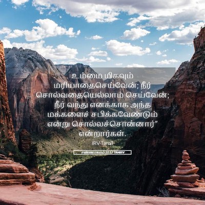 Picture 05 - எண்ணாகமம் 22:17 TAMIRV - உம்மை மிகவும் - Bible Verse Picture