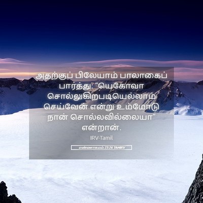 Picture 05 - எண்ணாகமம் 23:26 TAMIRV - அதற்குப் பிலேயாம் - Bible Verse Picture