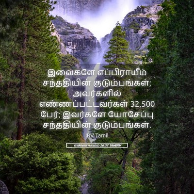 Picture 05 - எண்ணாகமம் 26:37 TAMIRV - இவைகளே - Bible Verse Picture