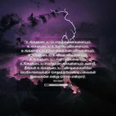 Picture 05 - எண்ணாகமம் 29:39 TAMIRV - “உங்களுடைய - Bible Verse Picture