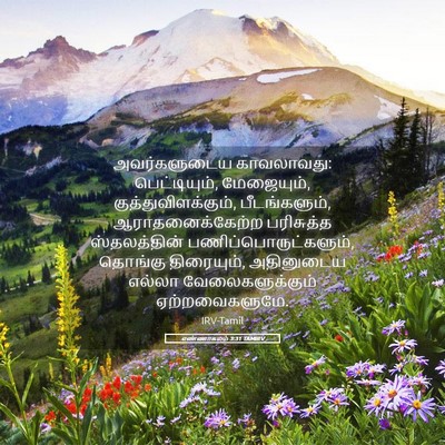 Picture 05 - எண்ணாகமம் 3:31 TAMIRV - அவர்களுடைய - Bible Verse Picture