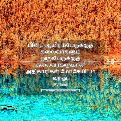 Picture 05 - எண்ணாகமம் 31:48 TAMIRV - பின்பு - Bible Verse Picture