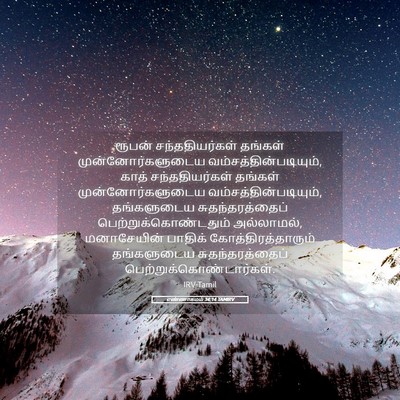 Picture 05 - எண்ணாகமம் 34:14 TAMIRV - ரூபன் - Bible Verse Picture
