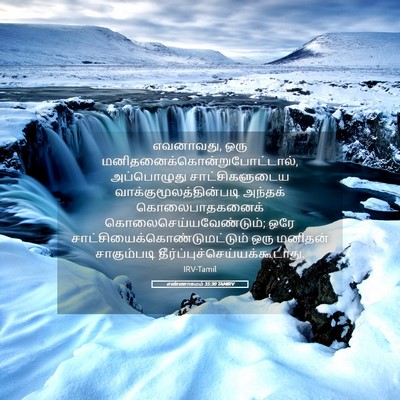 Picture 05 - எண்ணாகமம் 35:30 TAMIRV - எவனாவது, ஒரு - Bible Verse Picture