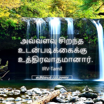 Picture 05 - எபிரெயர் 7:22 TAMIRV - அவ்வளவு சிறந்த - Bible Verse Picture