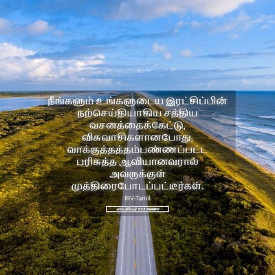 Picture 05 - எபேசியர் 1:13 TAMIRV - நீங்களும் - Bible Verse Picture