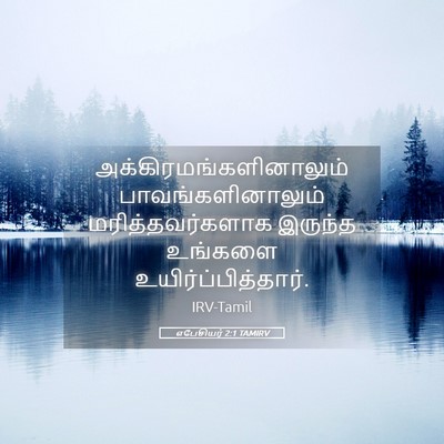 Picture 05 - எபேசியர் 2:1 TAMIRV -  - Bible Verse Picture
