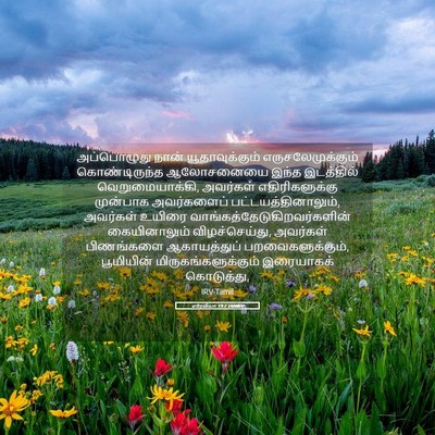 Picture 05 - எரேமியா 19:7 TAMIRV - அப்பொழுது நான் - Bible Verse Picture