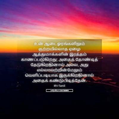 Picture 05 - எரேமியா 2:34 TAMIRV - உன் - Bible Verse Picture