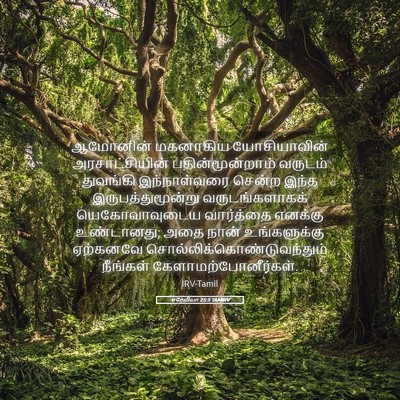 Picture 05 - எரேமியா 25:3 TAMIRV - ஆமோனின் மகனாகிய - Bible Verse Picture