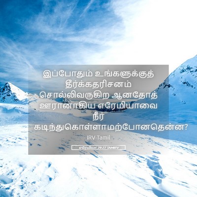 Picture 05 - எரேமியா 29:27 TAMIRV - இப்போதும் - Bible Verse Picture