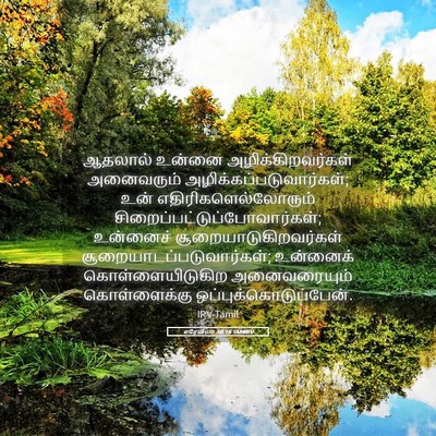 Picture 05 - எரேமியா 30:16 TAMIRV - ஆதலால் உன்னை - Bible Verse Picture