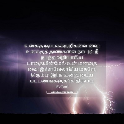 Picture 05 - எரேமியா 31:21 TAMIRV - உனக்கு - Bible Verse Picture