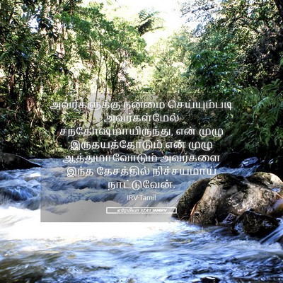 Picture 05 - எரேமியா 32:41 TAMIRV - அவர்களுக்கு நன்மை - Bible Verse Picture