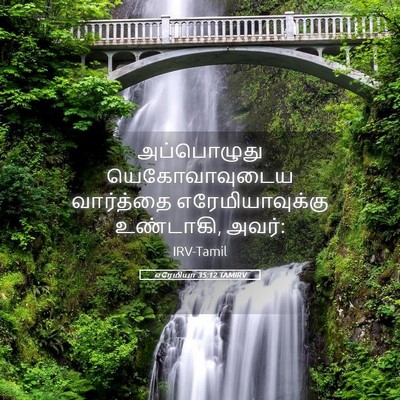 Picture 05 - எரேமியா 35:12 TAMIRV - அப்பொழுது - Bible Verse Picture