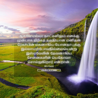 Picture 05 - எரேமியா 35:19 TAMIRV - ஆகவே எல்லா - Bible Verse Picture