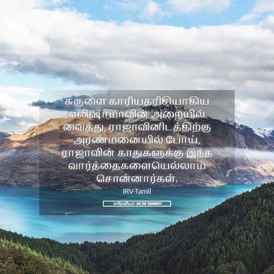 Picture 05 - எரேமியா 36:20 TAMIRV - சுருளை - Bible Verse Picture